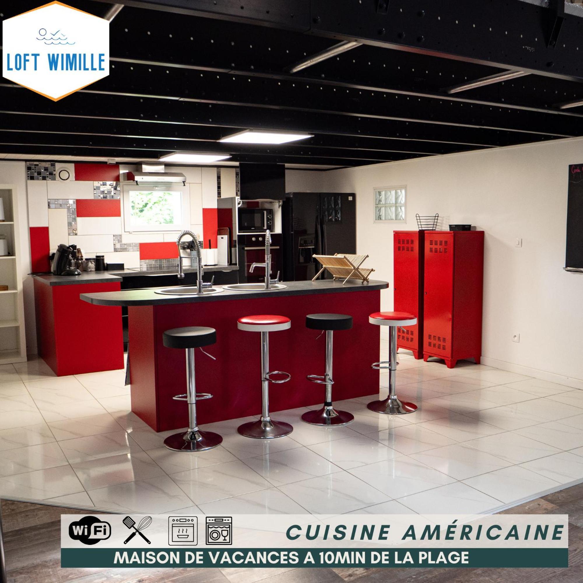 Loft Spacieux A Wimille, Proche De Nausicaa Et Des Plages, 8 Couchages Esterno foto